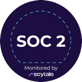 SOC 2, monitored by Scytale